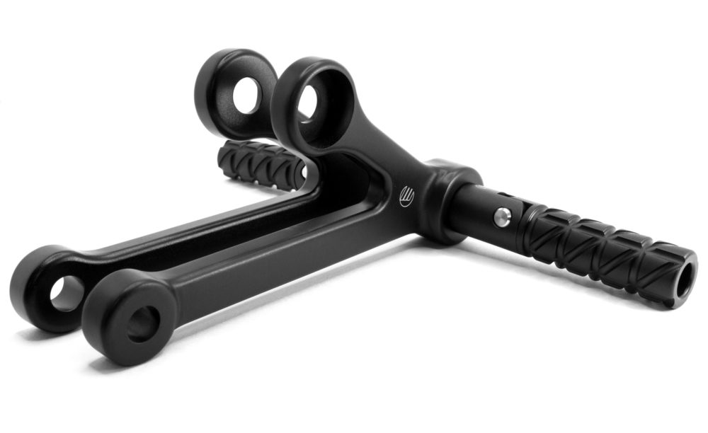 thumbnail image 2 of Universal CNC Aluminum Motorcycle Footpeg Lowering Kit - Passenger Footpegs (1 Pair) 2 of 5