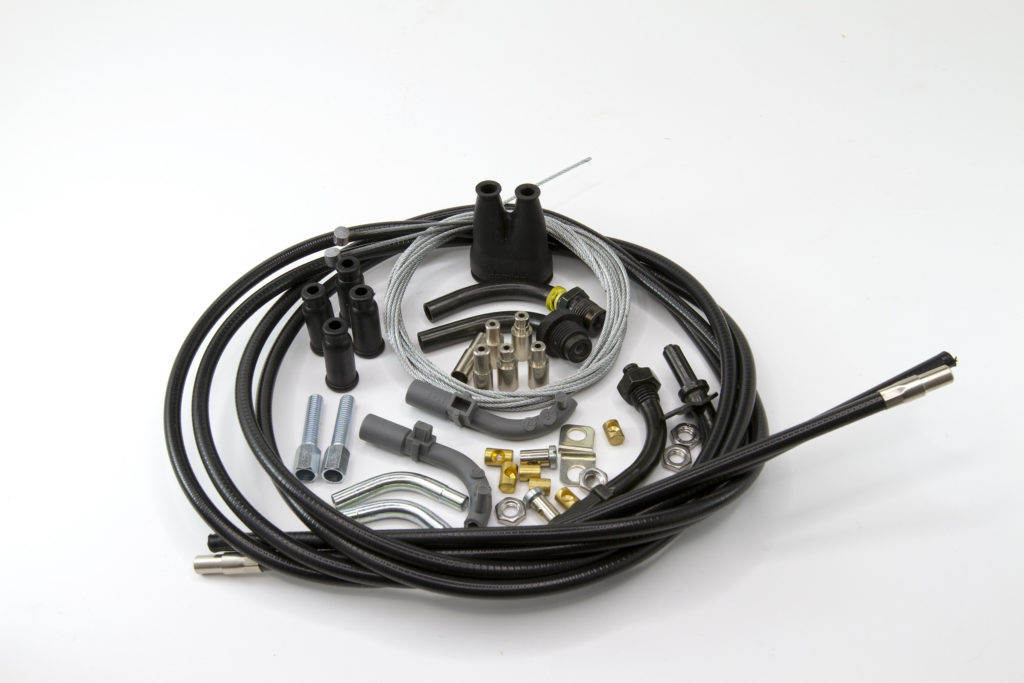 VENHILL Universal Twin Motorcycle Throttle Cable Kit 6mm Outer (1.35m